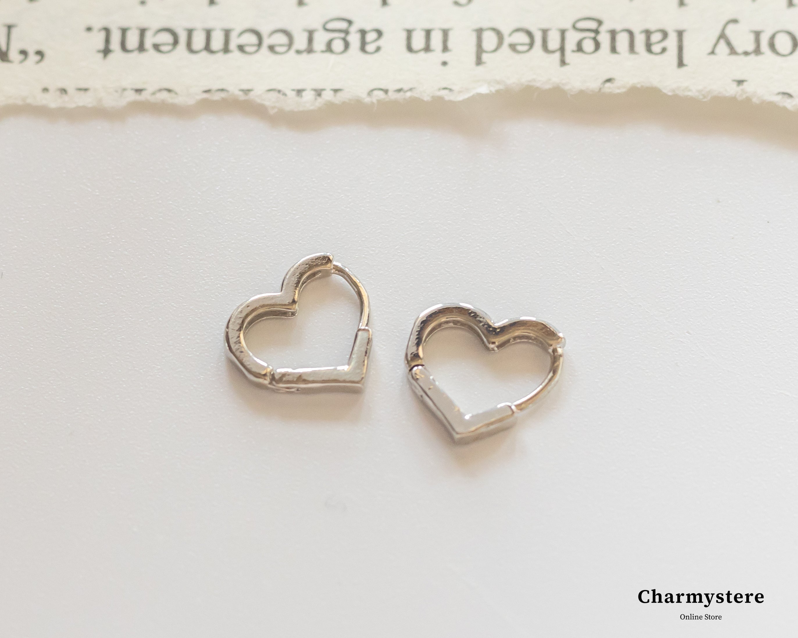 Heart Ring Tiny Earrings | Charmystere | Charmystere | Popular