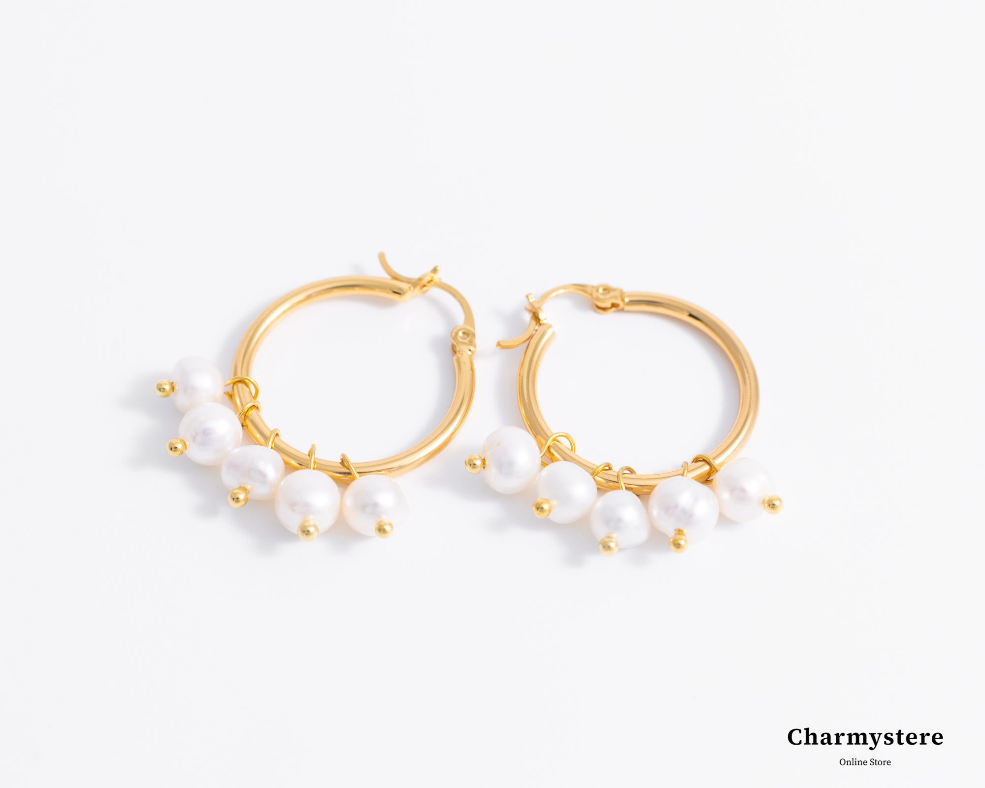 リングパールピアス