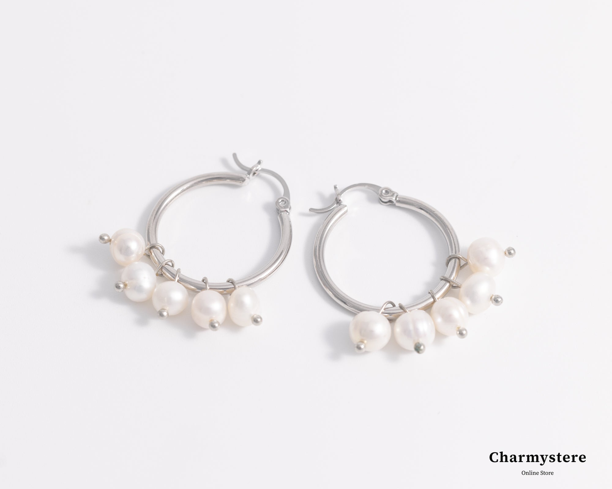 リングパールピアス