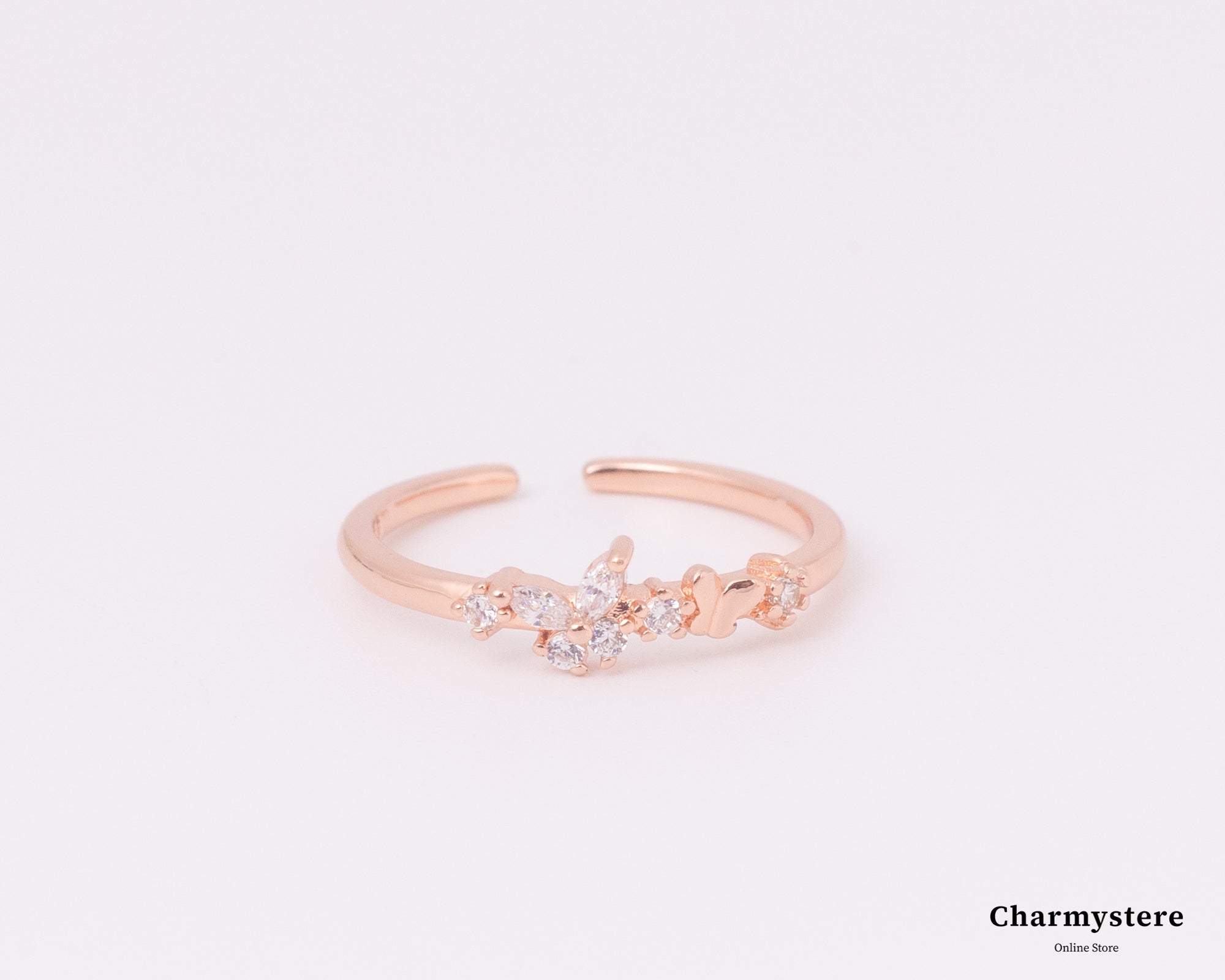 シマーリングバタフライリング