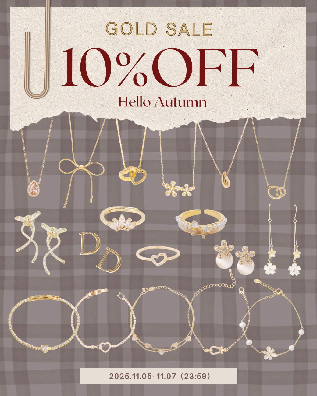 秋✖️Gold🤎🍂 Goldカート追加で10%OFF