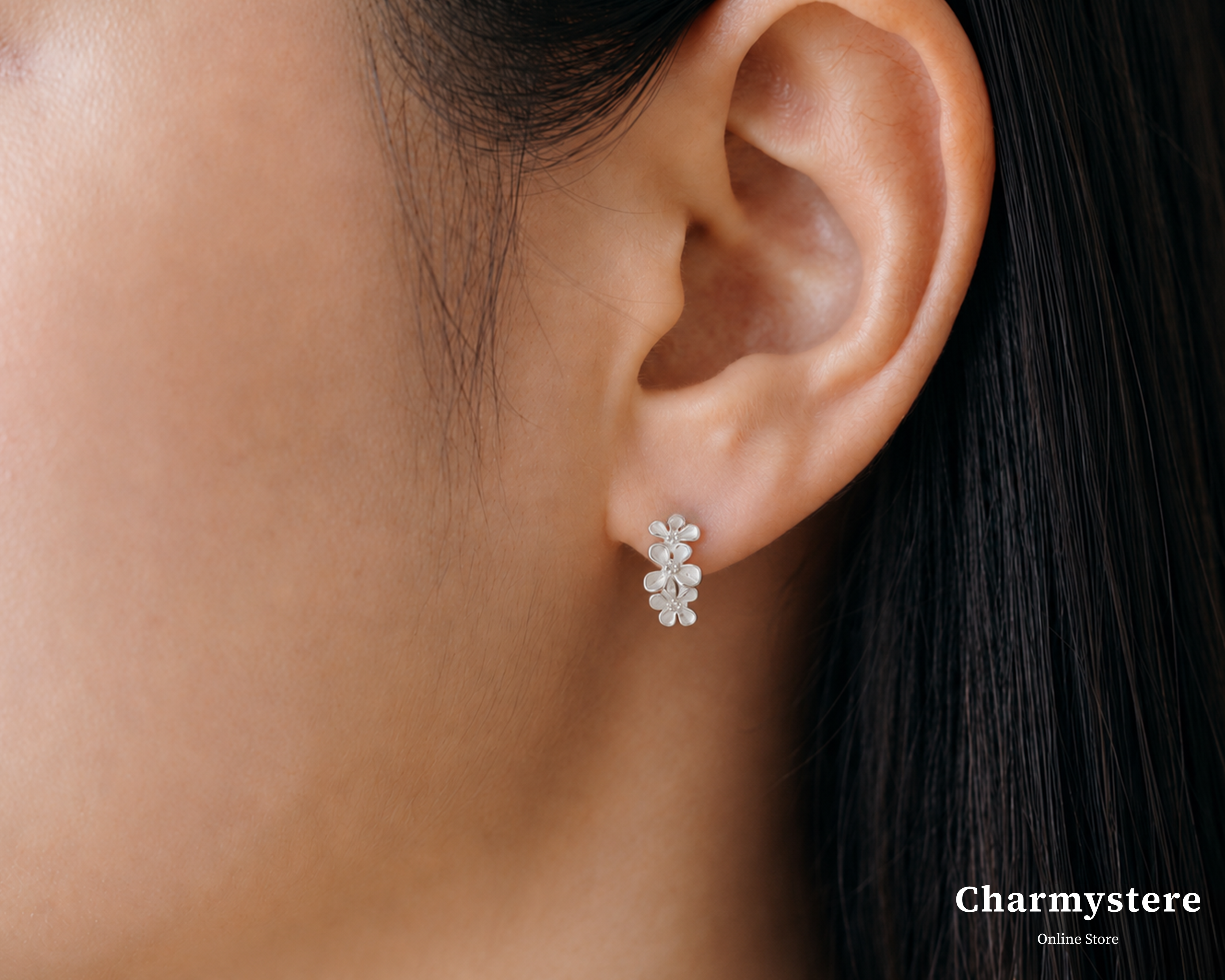 ホワイトブルームオープンリング|Charmystere|シャルムステリア ホワイトブルームオープンリング|Charmystere|シャルムステリア