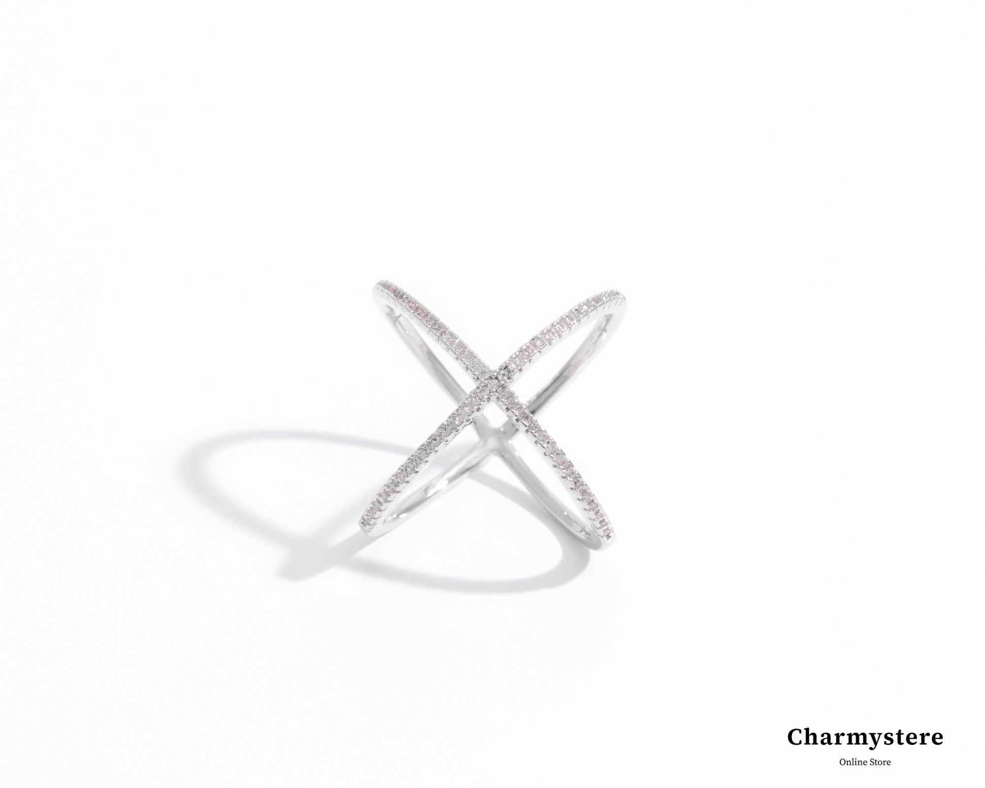 Cross Line Fashion Ring