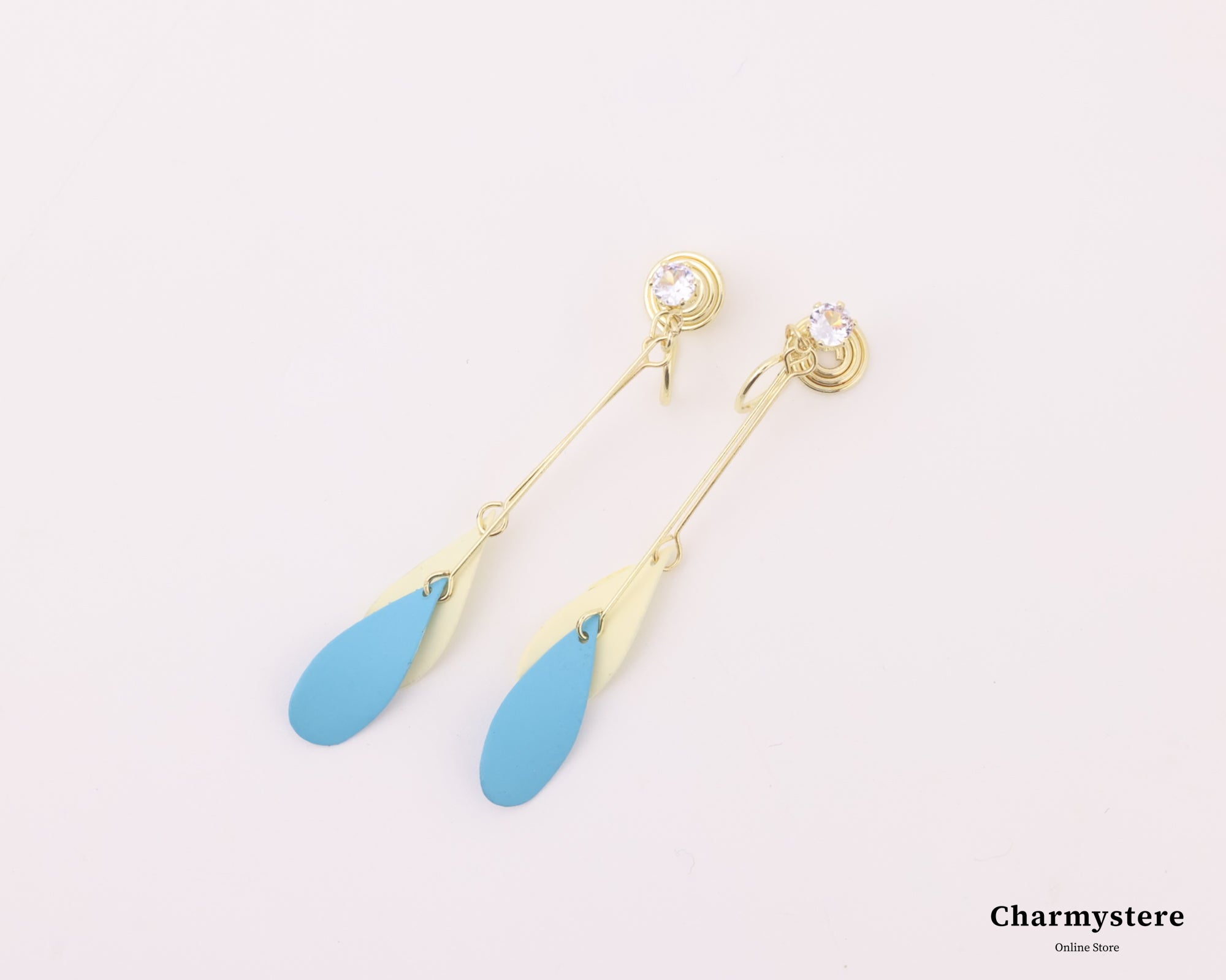 フェザースタイルロングイヤリング