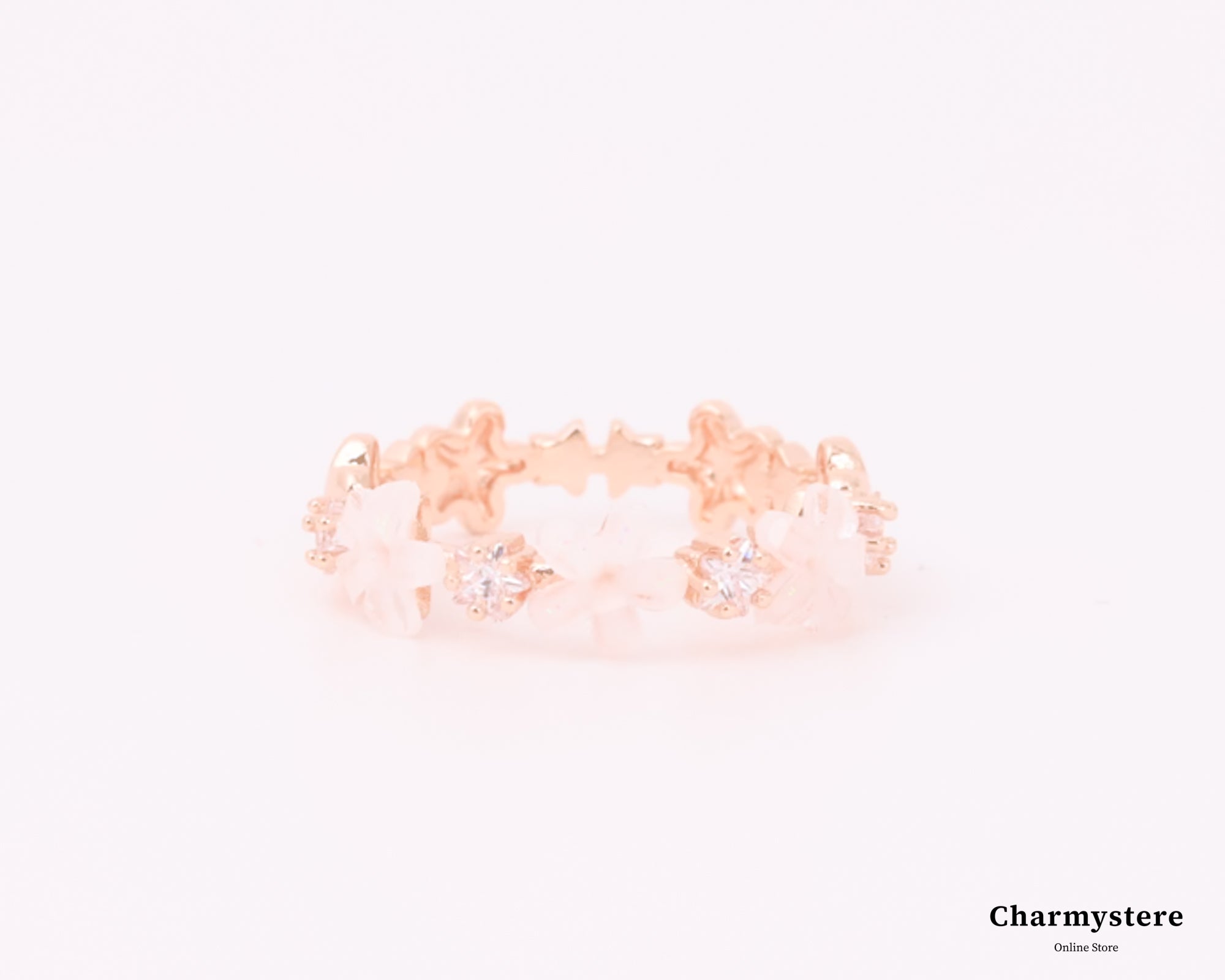 ホワイトブルームフラワーリング