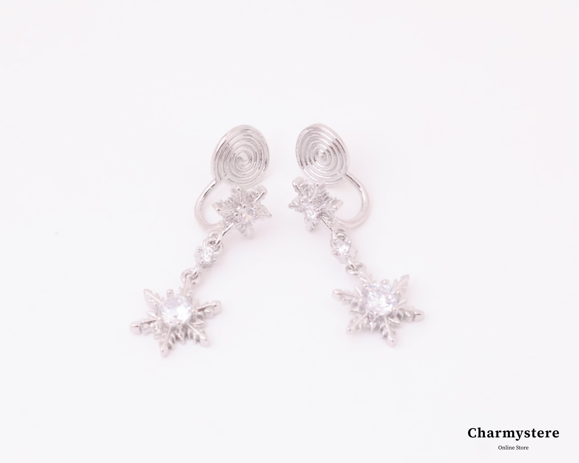 スノーフレークスウェイイヤリング