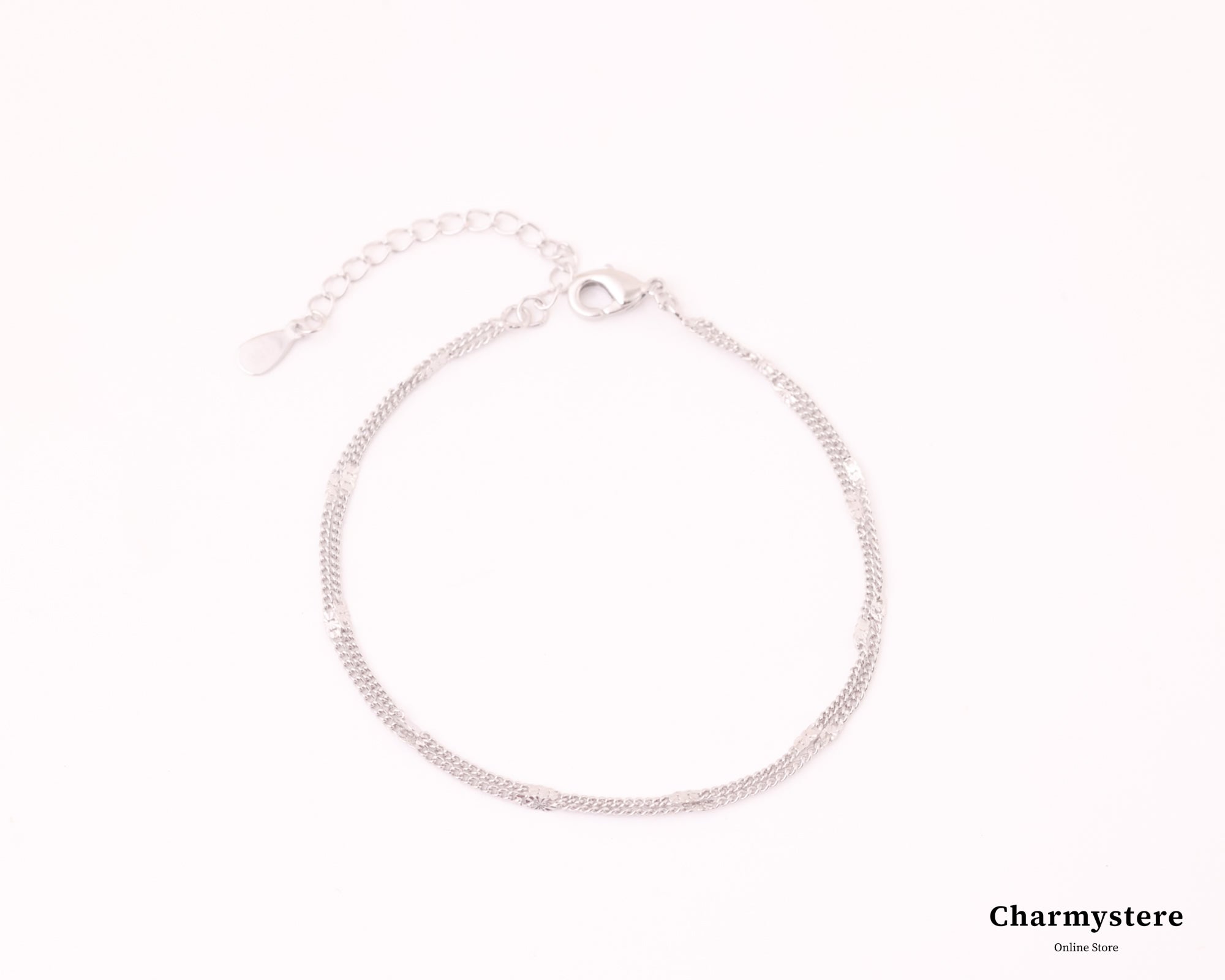 2連エクレアチェーンブレスレット