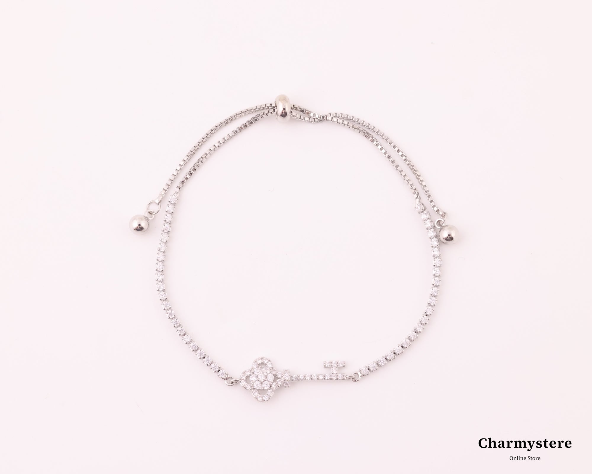 クローバーキーブレスレット