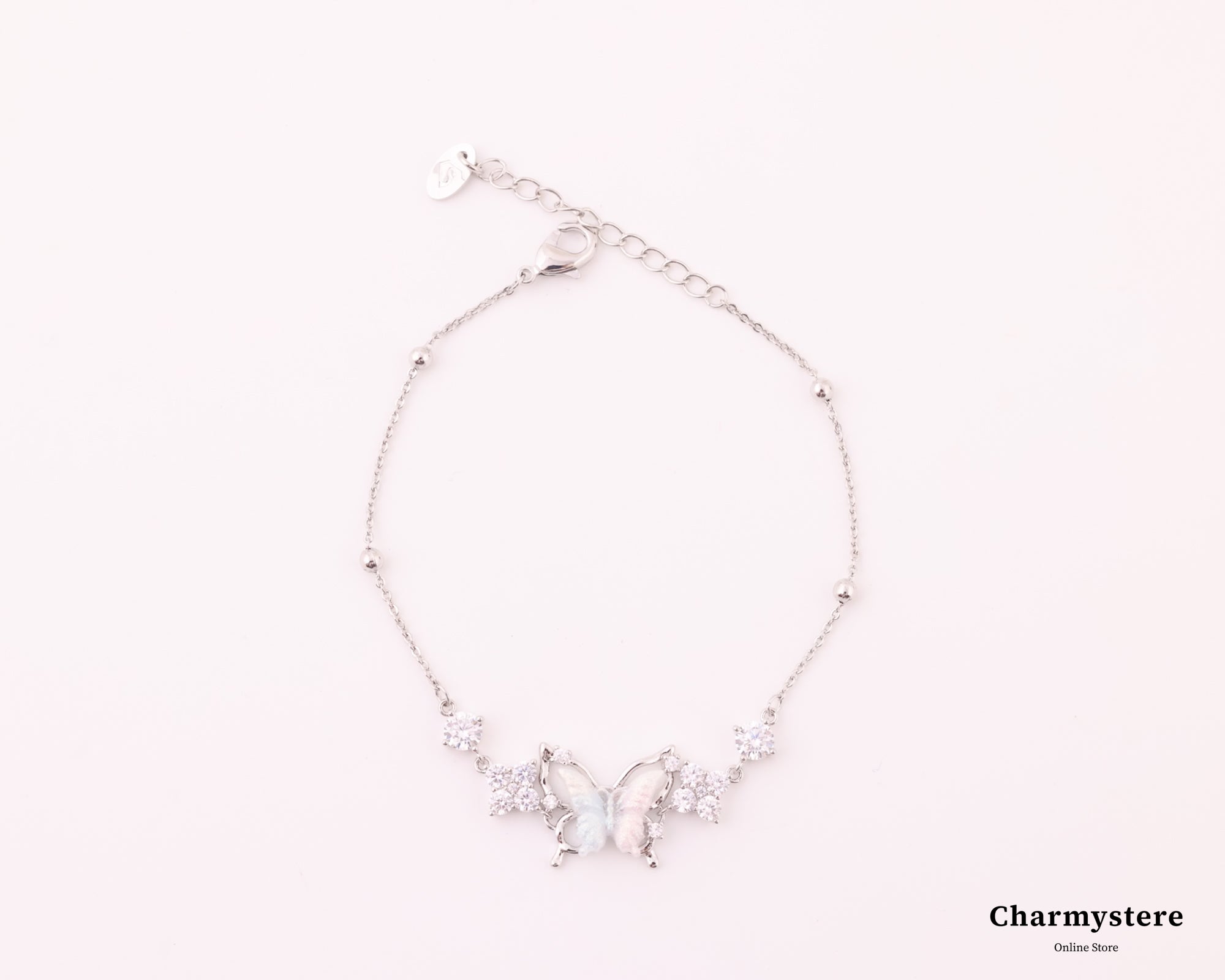 バタフライスプリングブレスレット