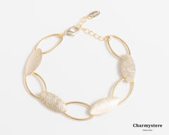 oval chain casual bracelet