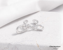 ボリュームリボンリング