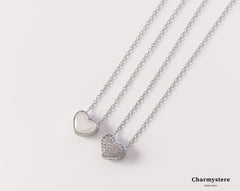 2way ハートネックレス