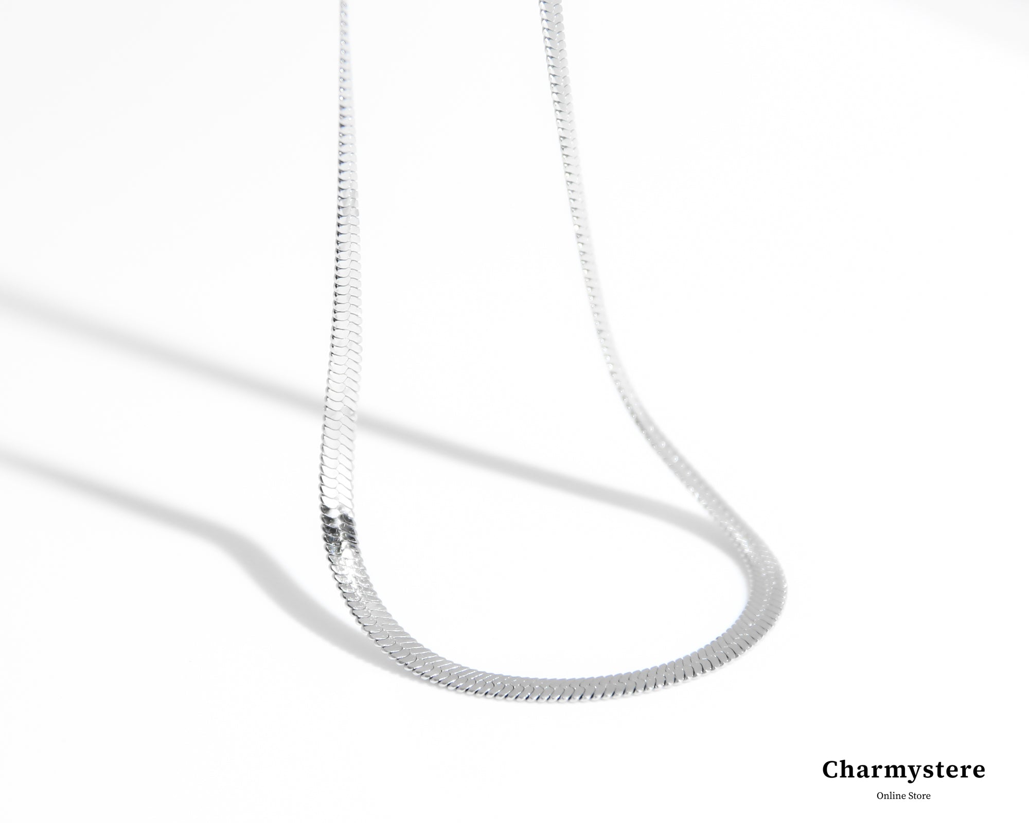 3mm snake chain necklace