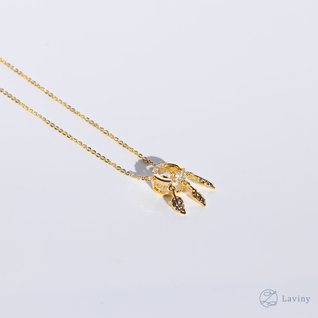 feather ring necklace
