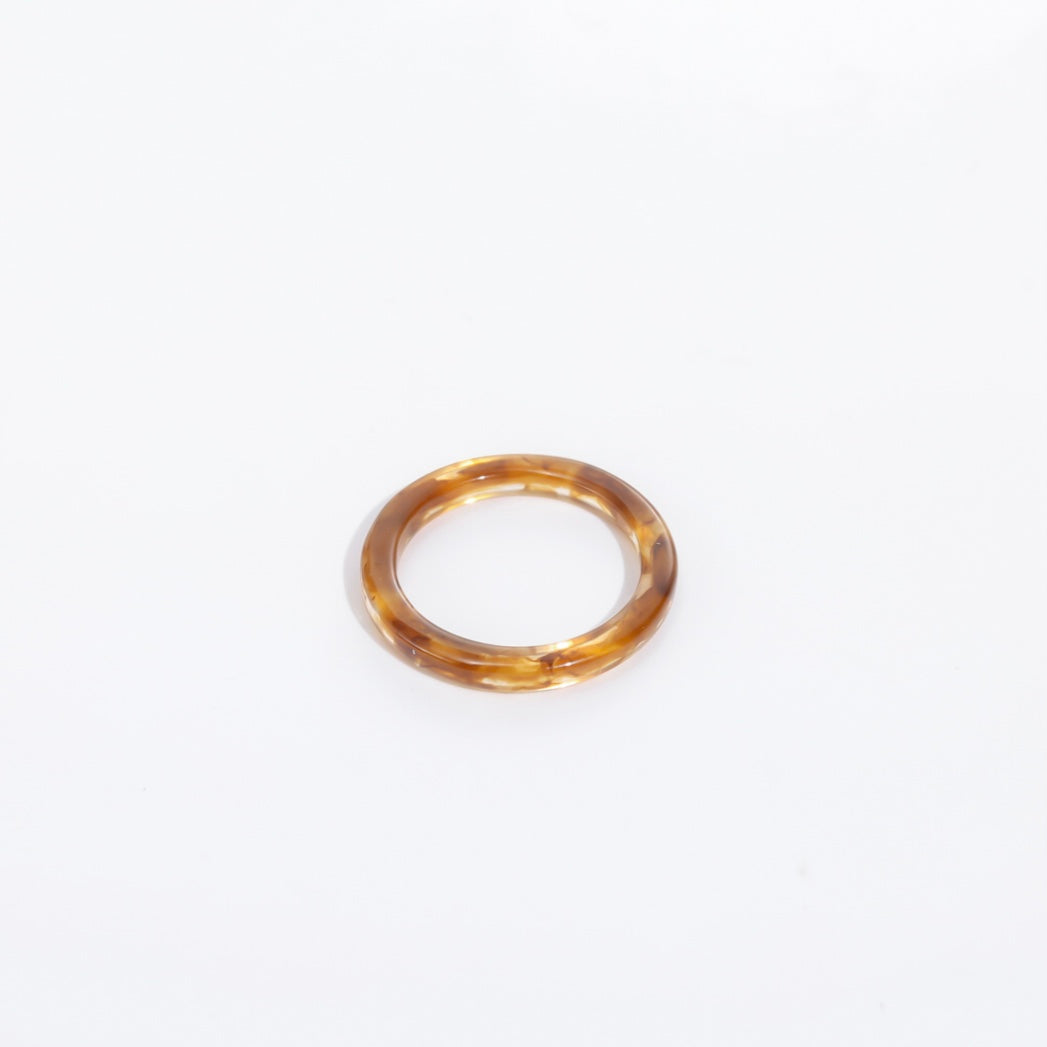 brown thin ring