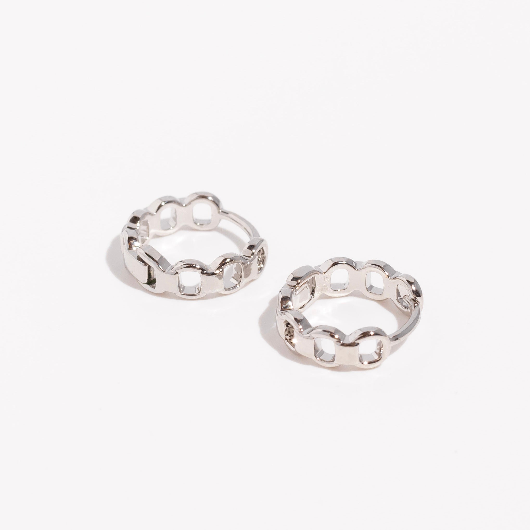petite chain style ring earrings
